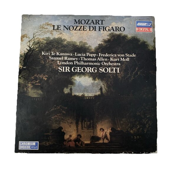 Vintage 2-Cassette Boxed Set Mozart Marriage Of Figaro Solti Nozze Kanawa Ramey - Picture 1 of 14